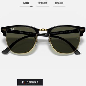 Rayban Clubmaster Classic Sunglasses